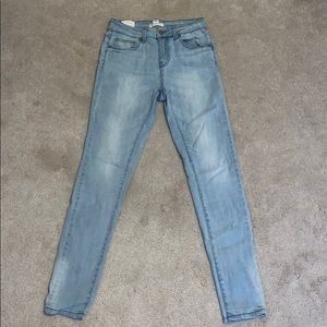 Forever 21 Light Wash Skinny Jeans